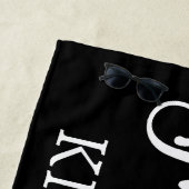 Ich bin ein Mr. Darcy Art Mädchen I Strandtuch (Beispiel)