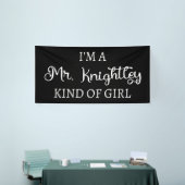 Ich bin ein Mr. Knightley-Typ Mädchen I Banner (Messeveranstaltung)