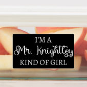 Ich bin ein Mr. Knightley-Typ Mädchen I Etiketten (Befestigt)