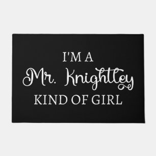 Ich bin ein Mr. Knightley-Typ Mädchen I Fußmatte