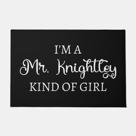 Ich bin ein Mr. Knightley-Typ Mädchen I Fußmatte (Vorderseite)