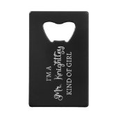 Ich bin ein Mr. Knightley-Typ Mädchen I Geldbeutel Flaschenöffner (Rückseite)