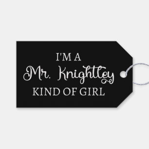 Ich bin ein Mr. Knightley-Typ Mädchen I Geschenkanhänger