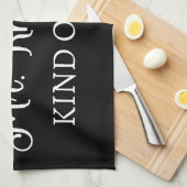 Ich bin ein Mr. Knightley-Typ Mädchen I Geschirrtuch (Viertel Falte)