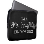Ich bin ein Mr. Knightley-Typ Mädchen I Laptopschutzhülle (Vorne Rechts)