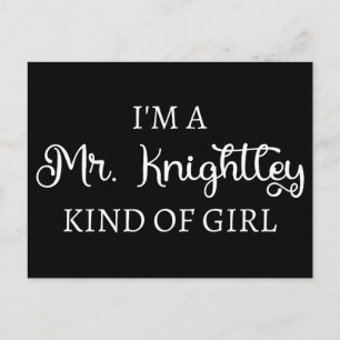 Ich bin ein Mr. Knightley-Typ Mädchen I Postkarte
