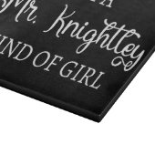 Ich bin ein Mr. Knightley-Typ Mädchen I Schneidebrett (Ecke)