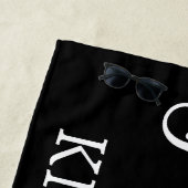 Ich bin ein Mr. Knightley-Typ Mädchen I Strandtuch (Beispiel)