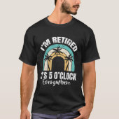 Ich bin ein müder, müde und müde Rentner Spaß T-Shirt (Vorderseite)