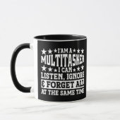 Ich bin ein Multitasker Funny Gag Sarcastic Redewe Tasse (Links)