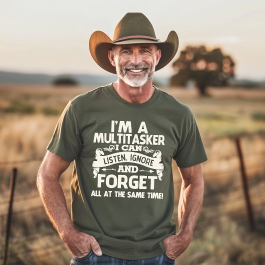 Ich bin ein Multitasker lustig T-Shirt