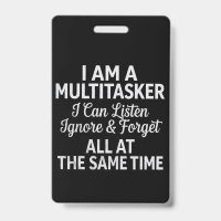 Ich bin ein Multitasker Lustiger Arbeitsleben Humo