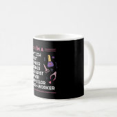 ICH BIN EIN Nailtech Fingernail Maniküre Kaffeetasse (VorderseiteRechts)