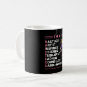 ICH BIN EIN Nailtech Fingernail Maniküre Kaffeetasse (Vorderseite Links)