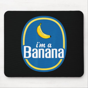 Ich bin ein Nana-Kostüm Halloween-Fruchtaufkleber Mousepad