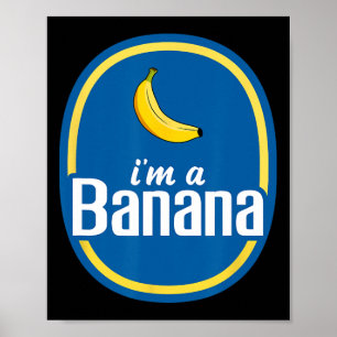 Ich bin ein Nana-Kostüm Halloween-Fruchtaufkleber  Poster