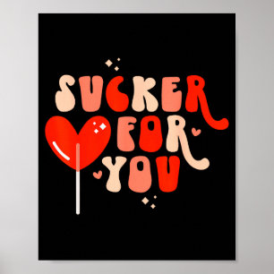 Ich bin ein Narr für dich Candy Heart Love Happy V Poster