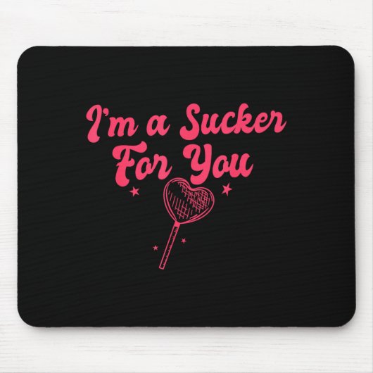 Ich bin ein Narr für dich Romantisches Valentins-P Mousepad (Vorne)
