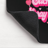 Ich bin ein Narr für Selbstbräuner Valentins-Sprüh Mousepad (Ecke)