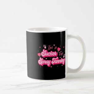 Ich bin ein Narr für Selbstbräuner Valentinstag-Sp Kaffeetasse