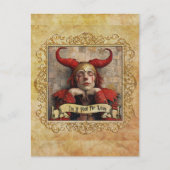 Ich bin ein Narr wegen der Liebe! Postkarte (Vorderseite)