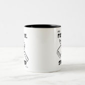 Ich bin ein Naturstein Zweifarbige Tasse (Mittel)
