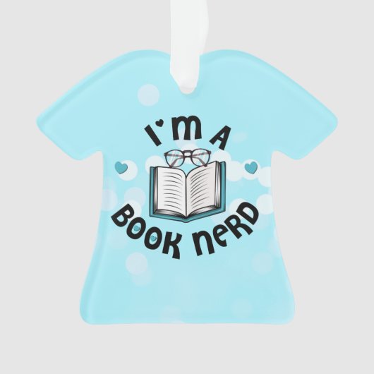 Ich bin ein Nerd aus dem Buch Ornament (Vorderseite)