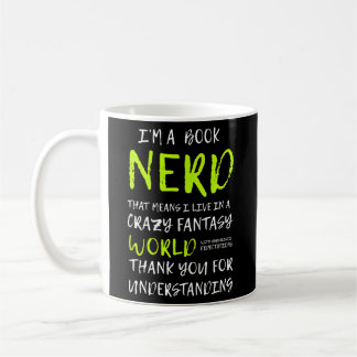 Ich bin ein Nerd für Bücher Kaffeetasse
