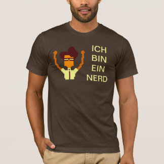 Ich bin Ein Nerd (Moos) - T - Shirt