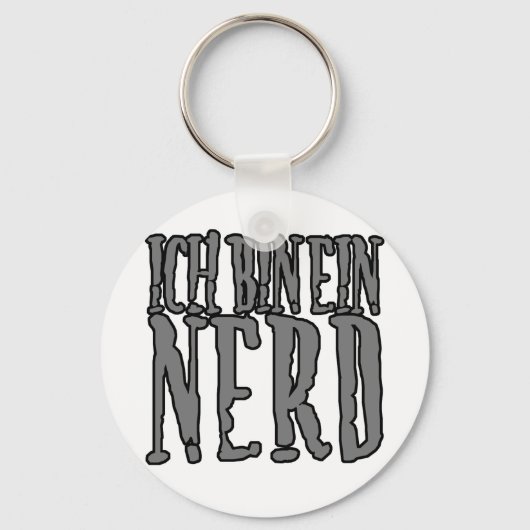 Ich bin Ein Nerd Schlüsselanhänger (Vorderseite)