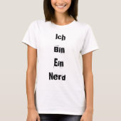 Ich bin ein Nerd T-Shirt (Vorderseite)