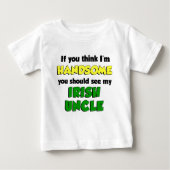 Ich bin ein netter irischer Onkel Baby T-shirt (Vorderseite)