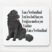 Ich bin ein Neufundland Mousepad (Vorne)