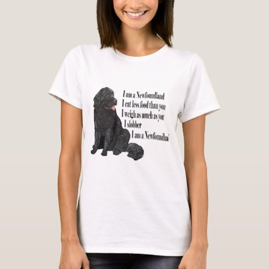 Ich bin ein Neufundland T-Shirt (Vorderseite)