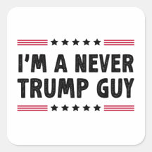 Ich bin ein nie Trump-Typ, der sich gegen Trump en