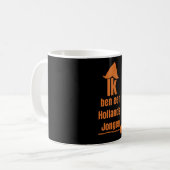 Ich bin ein niederländischer Junge Kaffeetasse (Vorderseite Links)