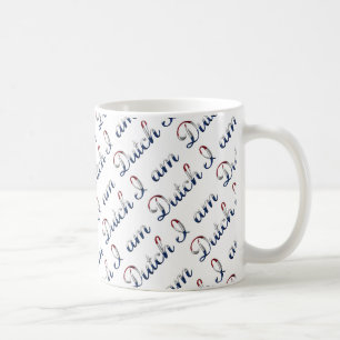 Ich bin ein niederländisches Country Pride Typogra Kaffeetasse
