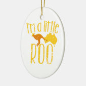 Ich bin ein niedlicher Mutterschaftsentwurf Keramik Ornament (Links)