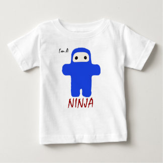 Ich bin ein Ninja in den blauen Kindern Baby T-shirt