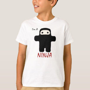 Ich bin ein Ninja in den schwarzen Kindern T-Shirt
