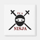 Ich bin ein Ninja Magnet (Vorne)