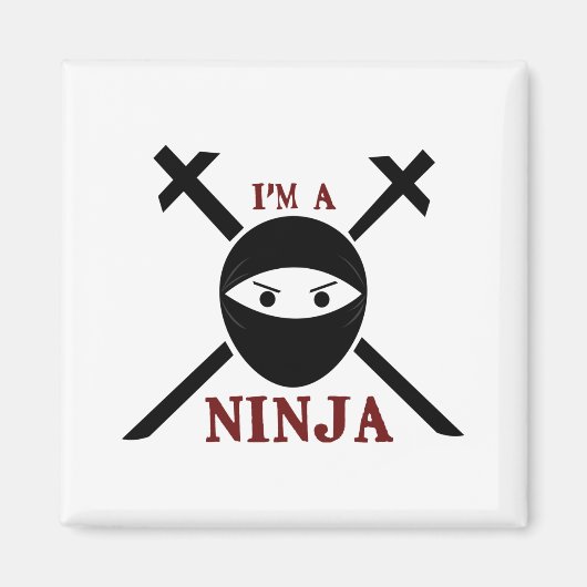 Ich bin ein Ninja Magnet (Vorne)