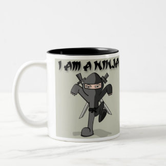 ICH BIN EIN NINJA ZWEIFARBIGE TASSE