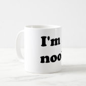 Ich bin ein noob kaffeetasse (Vorderseite Links)
