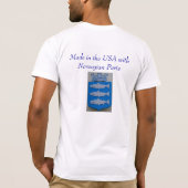 Ich bin ein norwegischer Amerikaner T-Shirt (Rückseite)