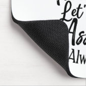 Ich bin ein Obstmacher, um Zeit Retten Mousepad (Ecke)