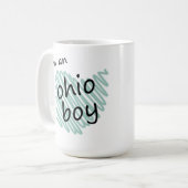 Ich bin ein Ohio-Junge Kaffeetasse (Vorderseite Links)