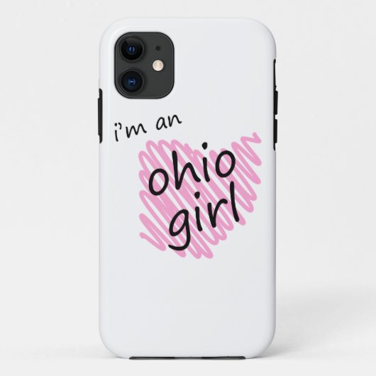 Ich bin ein Ohio-Mädchen Case-Mate iPhone Hülle (Rückseite)