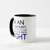 ICH BIN EIN ÖKONOM TASSE (Vorderseite Links)