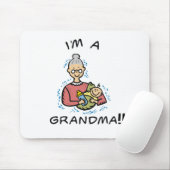 Ich bin ein Oma-Oma und Baby Mousepad (Mit Mouse)
